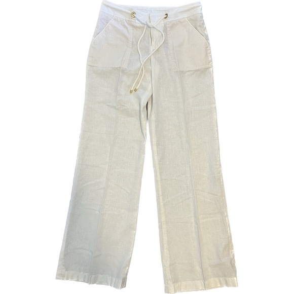 ✨Host Pick✨ Lily Pulitzer | Linen White Pants - Picture 1 of 4